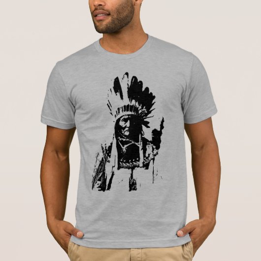 Black & White Geronimo T-shirt (Voorkant)