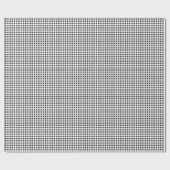 Black White Gingham Pattern Cadeaupapier (Vlak)