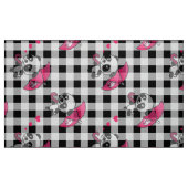 Black White Gingham Stof (Fat Quarter)