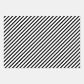 Black White Gold Kerstmis Mix Inpakpapier Vel (Voorkant 3)