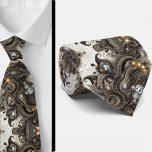 Black White Gold Lace Paisley Diamond Neck Tie Stropdas<br><div class="desc">Refined Elegance in Gold, Black, & White Lace Paisley Elevate your formal look with this Luxury Gold and Black with White Faux Diamond Paisley Relief Jacquard Neck Tie. Designed for weddings and distinguished occasions, this tie blends timeless sophistication with radiant contrast, making it a standout accessory for grooms, groomsmen, and...</div>