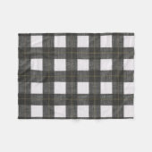 Black White Gold Pset Fleece Blanket (Voorkant (Horizontaal))