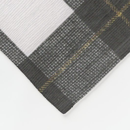 Black White Gold Pset Fleece Blanket (Hoek)