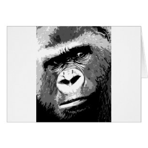 Black & White Gorilla