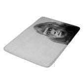 Black White Gorilla Badmat (Gekanteld)