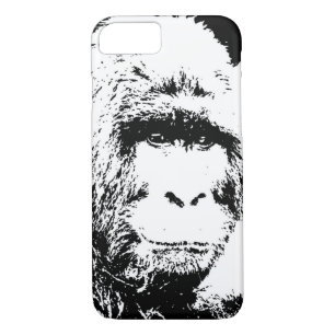 Black & White Gorilla Case-Mate iPhone Case