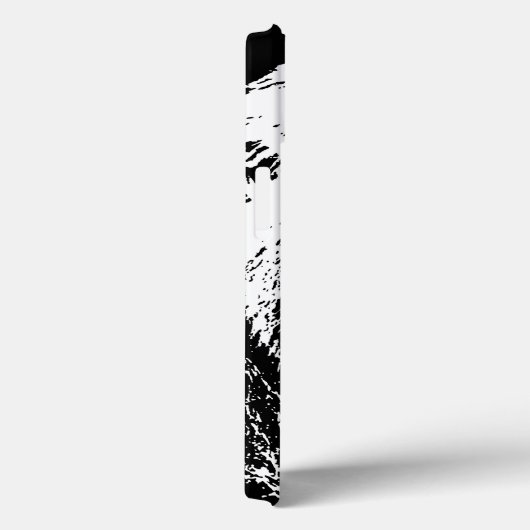 Black & White Gorilla Case-Mate iPhone Case (Achterkant / Rechts)