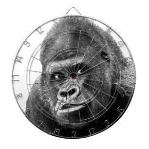 Black White Gorilla Dartbord