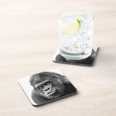 Black White Gorilla Drankjes Onderzetter (Rechterzijde)
