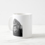 Black White Gorilla Koffiemok (Voorkant links)