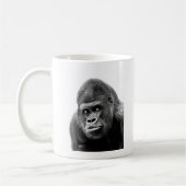 Black White Gorilla Koffiemok (Links)