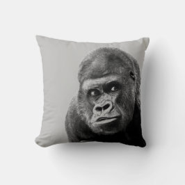 Black White Gorilla Kussen