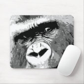 Black & White Gorilla Muismat (Met muis)