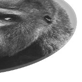 Black White Gorilla Snijplank (Hoek)