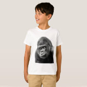 Black White Gorilla T-shirt (Voorkant volledig)