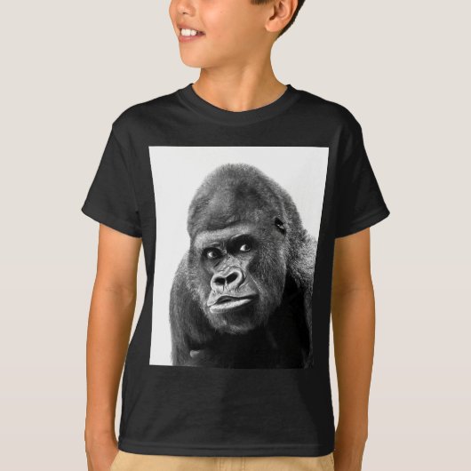 Black White Gorilla T-shirt (Voorkant)
