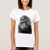 Black White Gorilla T-shirt (Voorkant)