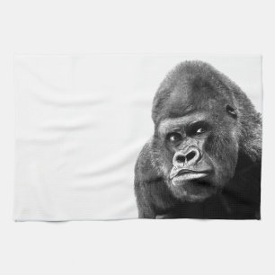 Black White Gorilla Theedoek