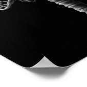 Black White gothic Skulls Horror Tree Poster (Hoek)