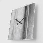Black White Grey Modern Vierkante Klok (Hoek)