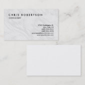 Black White Grey Pattern Charming Visitekaartje (Voorkant / Achterkant)