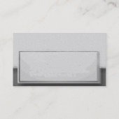 Black White Grey Pattern Visitekaartje (Achterkant)