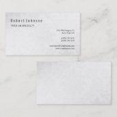 Black White Grey Pattern Visitekaartje (Voorkant / Achterkant)