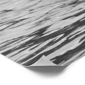 Black White Grizzly Beer Modern Woodland Art Poster (Hoek)