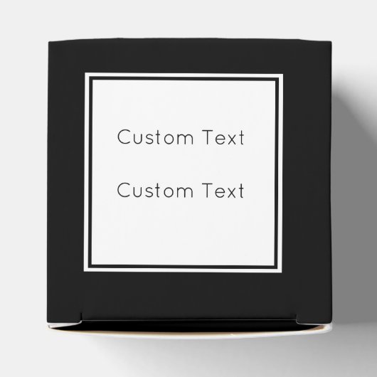 Black & White Hangover Relief Kit Bedankdoosjes (Bovenkant)