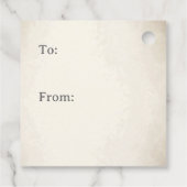 Black & White Harlequin Dramatic Custom Monogram Bedankjes Labels (Achterkant)