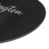 Black White Heart Familie opgericht huwelijksdatum Snijplank (Hoek)