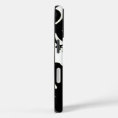 Black White Hibiscus Design Case-Mate iPhone Case (Achterkant / Rechts)