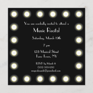 Black & White Hollywood Unisex Music Overweging Kaart