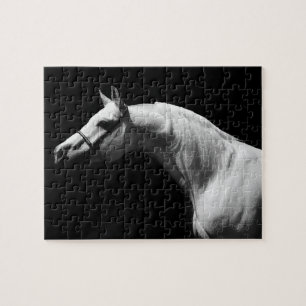 Black & White Horse - Creative Animal Art Legpuzzel