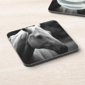 Black White Horse Drankjes Onderzetter (Linkerzijde)