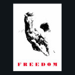 Black White Horse Motivatie Freedom Pop Art Poster<br><div class="desc">Wilde paarden Digitale kunstwerken,  schilderijen,  Afbeeldingen en Afbeeldingen</div>