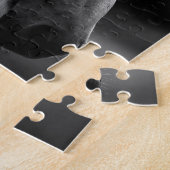 Black White Horse Photo - Animals Art Legpuzzel (Zijkant)