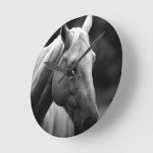 Black White Horse Ronde Klok (Hoek)
