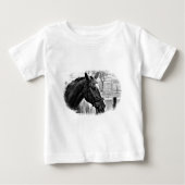 Black White Horse Sketch (Voorkant)