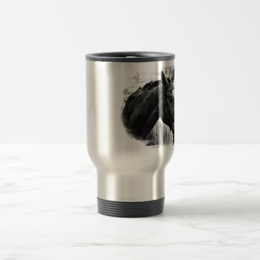 Black White Horse Sketch Reisbeker (Center)