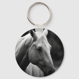 Black White Horse Sleutelhanger