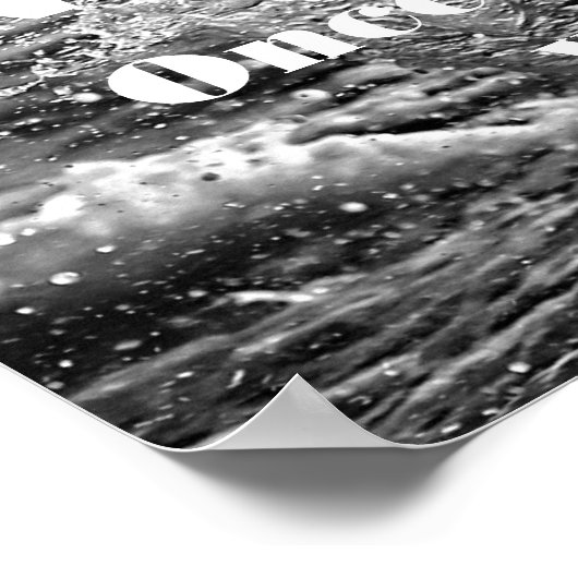 Black White Horses Motivatie zonder grenzen Artwor Poster (Hoek)