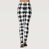 Black White Houndstooth Leggings (Achterkant)