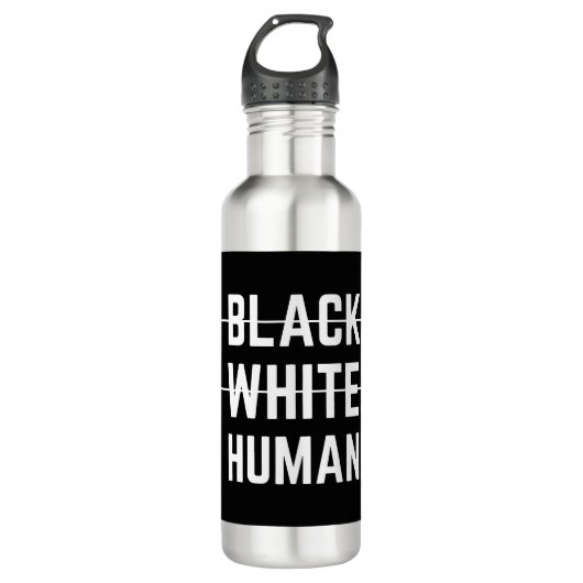 Black White Human Waterfles (Voorkant)
