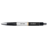 Black White Hustle Boss Babe Pen (Voorkant)