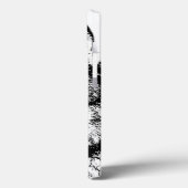 Black White Ink Artwork Wolf Case-Mate iPhone Case (Achterkant / Links)