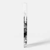 Black White Inspirerend Wolf Eyes Case-Mate iPhone Case (Achterkant / Links)