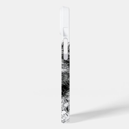 Black White Inspirerend Wolf Eyes Case-Mate iPhone Case (Achterkant / Links)