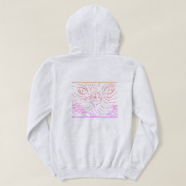 Black@White Kat voor vrouw Hoodie