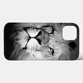 Black & White King Lion Eyes Case-Mate iPhone Case (Achterkant (horizontaal))
